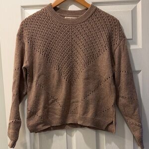 Marine Layer Brown Knit Sweater
